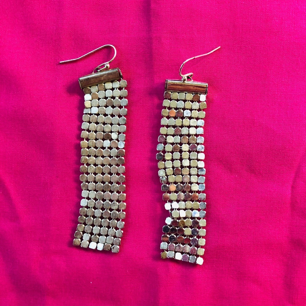 2 pair silver earrings